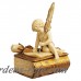 Astoria Grand Gold Resin Love Letter Box Figurine ASTG8284